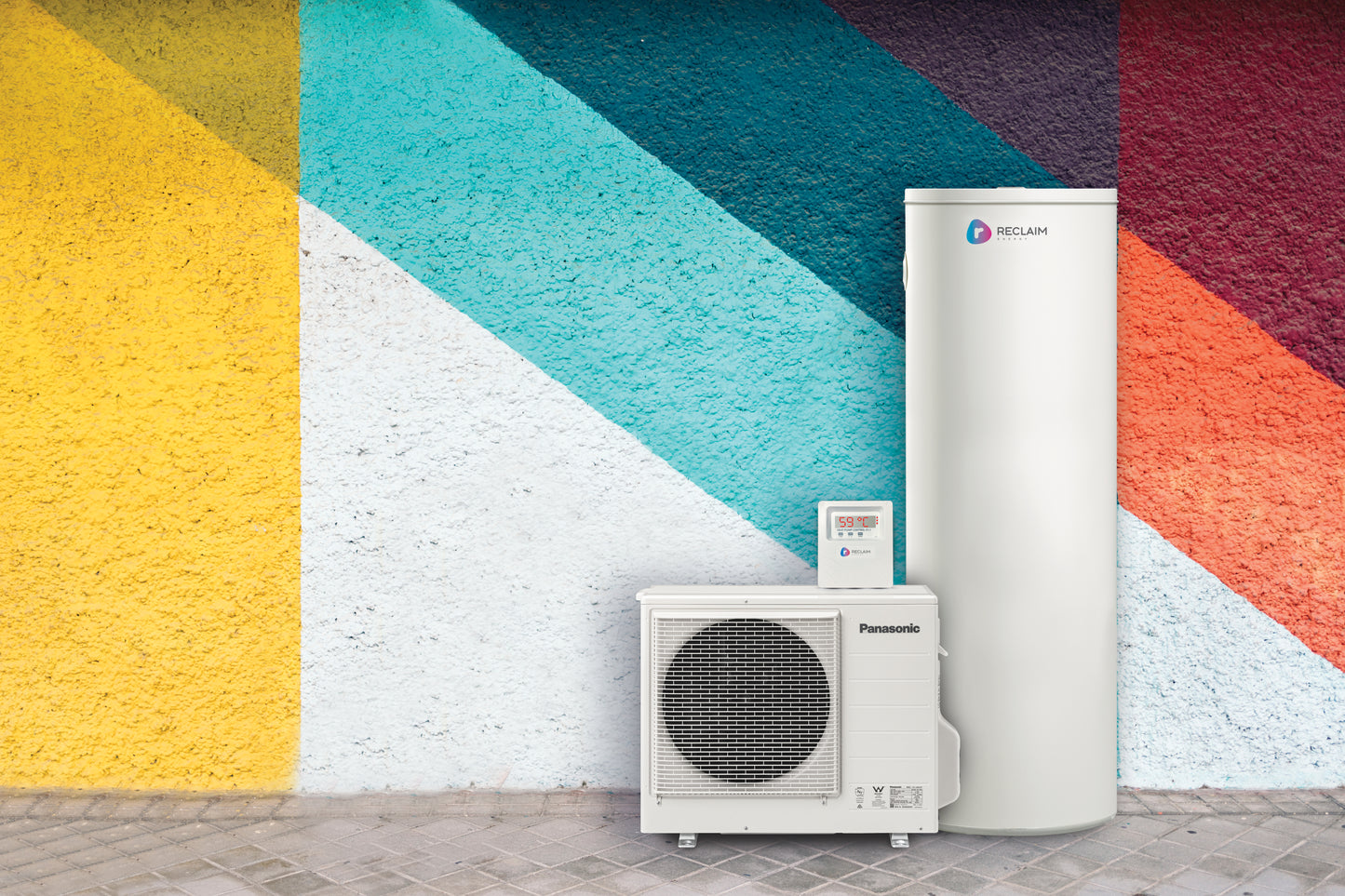 CO2 Heat Pump 315L SS Squat tank, Non Wi-Fi Controller