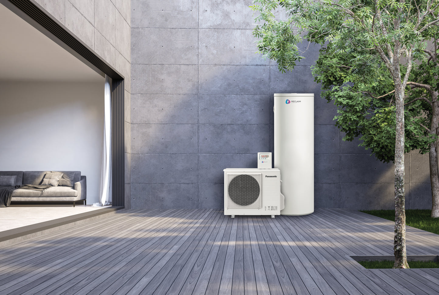 CO2 Heat Pump 315L GL tank, Non Wi-Fi Controller