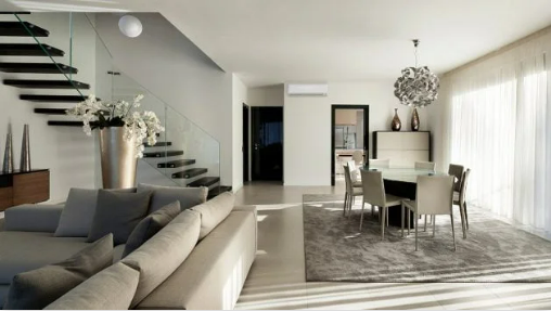 Mitsubishi SRK/SRC71ZRA-W, 7.1/8.0kW Wall Split (Bronte) in a living room