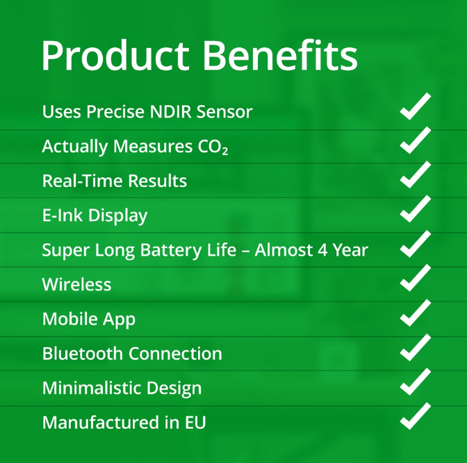 Aranet4 HOME Benefits